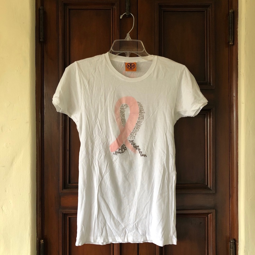 Tory Burch Breast Cancer Aware Tee